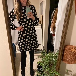 Loft polka dot dress. Light and airy could be worn summer or winter with tights